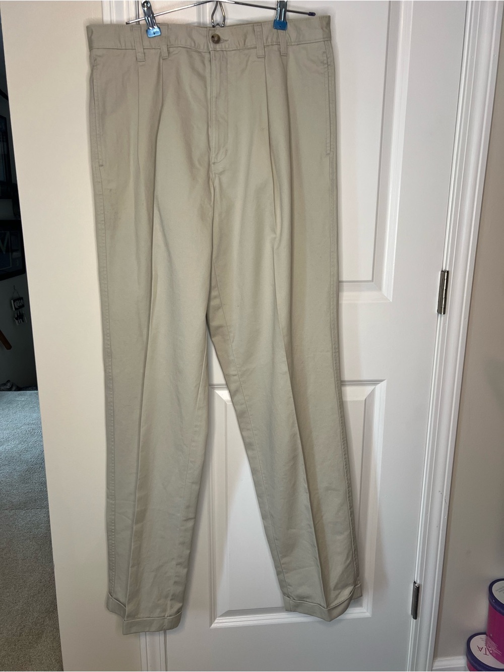 NWT Eddie Bauer Classic Fit Men's Khaki Dress Pants
